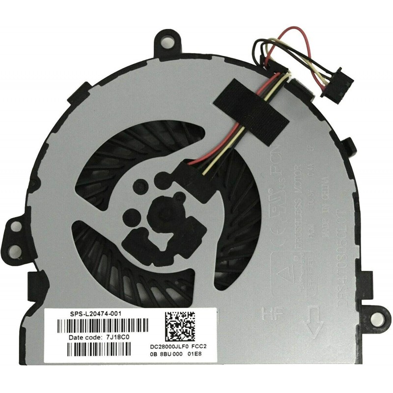 Ventola Fan compatibile con HP 15-DA 15-DB L20474-001 DC28000JLF0 Ventola Fan compatibile con HP 15-DA 15-DB L20474-001 DC28000JLF0