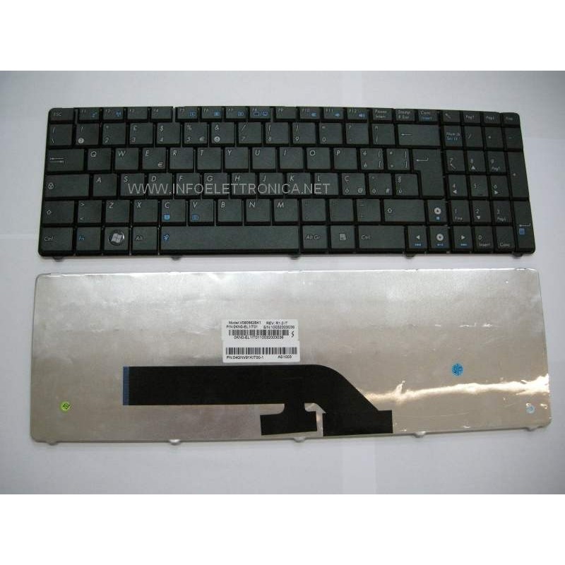 Tastiera italiana compatibile con Asus K60I K60IC K60IJ K60IL K60IN K61 K61IC K62F K70I serie Tastiera italiana compatibile con Asus K60I K60IC K60IJ K60IL K60IN K61 K61IC K62F K70I serie
