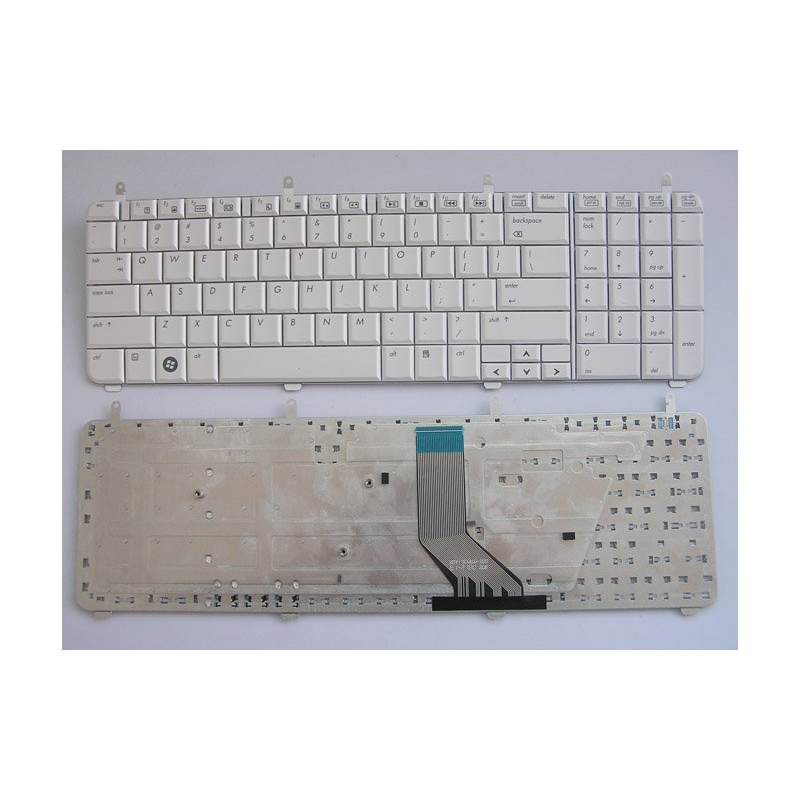 Tastiera compatibile con HP Pavilion DV7-3000 DV7-2000 DV7-2100 DV7-3100 serie Bianca