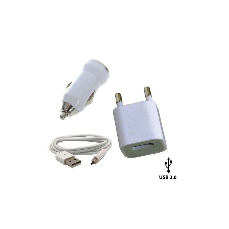 Kit caricabatterie casa e auto completo Cavo dati per Samsung S3 i9300 Kit caricabatterie casa e auto completo Cavo dati per Samsung S3 i9300
