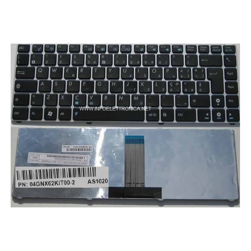 Tastiera italiana compatibile con Asus ASUS 1215 1215N 1215B 1215P 1215T serie Tastiera italiana compatibile con Asus ASUS 1215 1215N 1215B 1215P 1215T serie