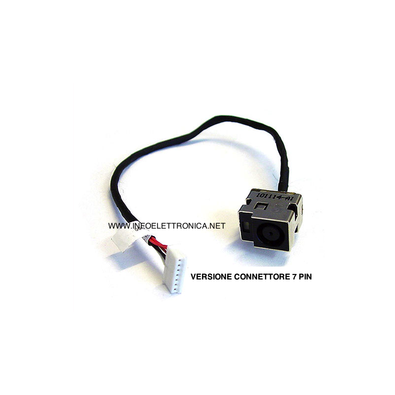 DC Power Jack cavo 7 Pin alimentazione per Notebook HP Compaq CQ62 G62 DC Power Jack cavo 7 Pin alimentazione per Notebook HP Compaq CQ62 G62