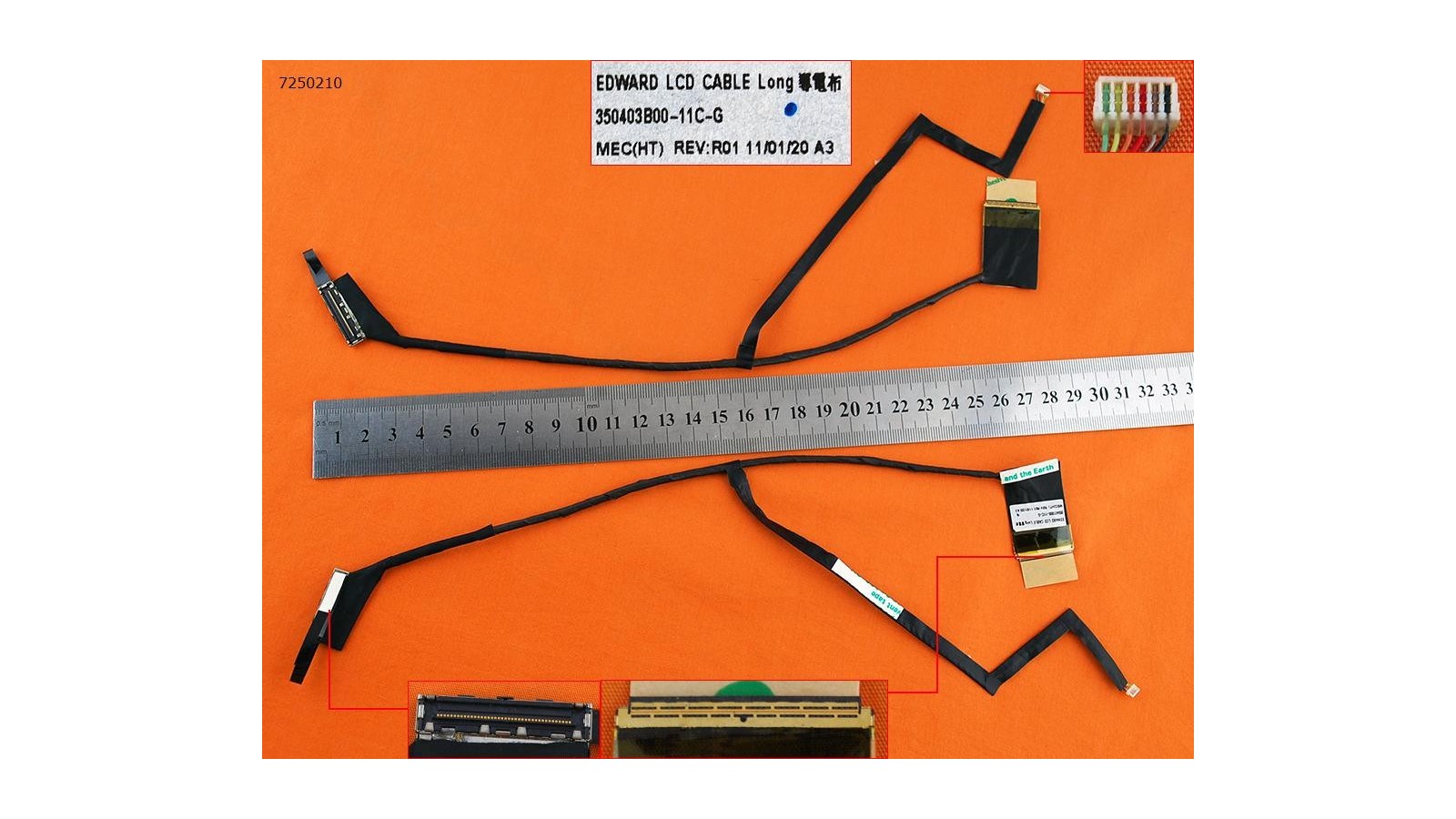 Cavo connessione flat Lcd display per notebook HP MINI 210