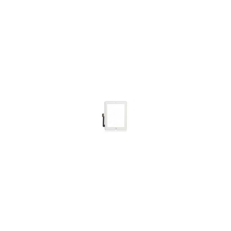 Touch screen vetro Apple iPad 3 Bianco completo di adesivi Touch screen vetro Apple iPad 3 Bianco completo di adesivi