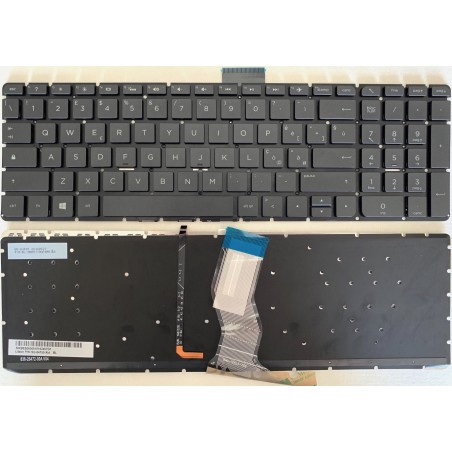 Tastiera italiana RETROILLUMINATA compatibile con Hp 15-BC HP 15-AU006NL 15-AU009NL 15-AU010NL 15-BC005NL 