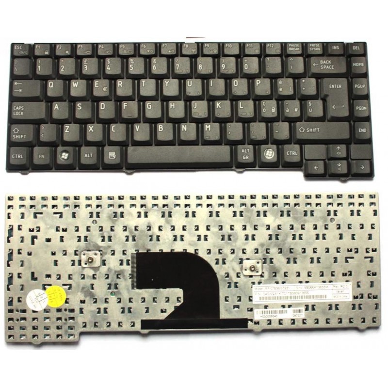 Tastiera italiana compatibile con Toshiba Satellite L40 L45 serie Tastiera italiana compatibile con Toshiba Satellite L40 L45 serie