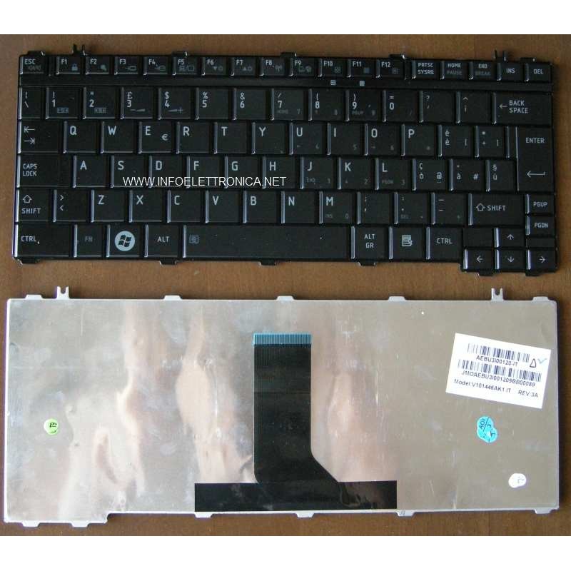 Tastiera italiana nera Glossy compatibile con Toshiba Satellite U500 Portege M900 Serie Tastiera italiana nera Glossy compatibile con Toshiba Satellite U500 Portege M900 Serie