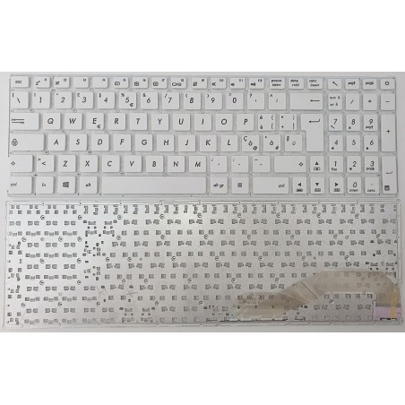 Tastiera Italiana compatibile con Asus F540 F540L F540LA F540LJ F540S Bianca