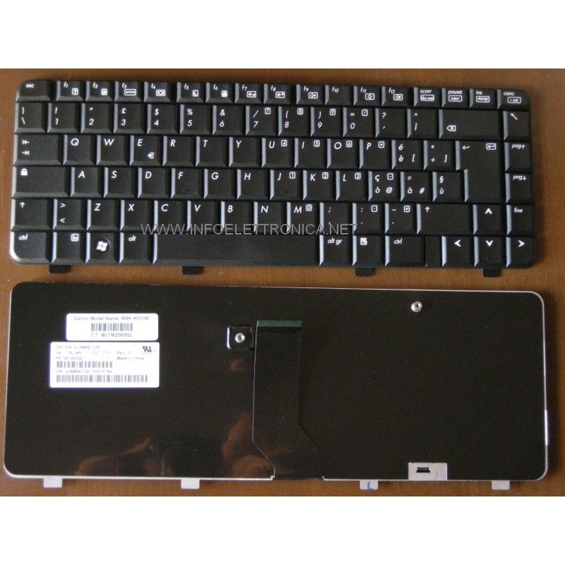 Tastiera compatibile con HP 500 510 520 530 Tastiera compatibile con HP 500 510 520 530