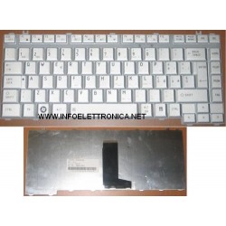 Tastiera italiana Silver argento compatibile con Toshiba Satellite A200 A205 A215 M200 M205 Serie