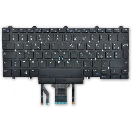 Tastiera italiana compatibile con DELL Latitude E5450 E5470 E7250 E7450 E7470 / DE277-IT