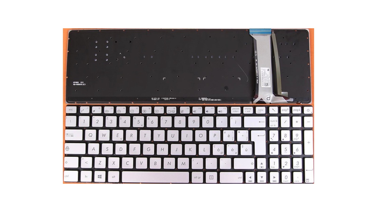 Tastiera italiana per Asus N551 N551J N552 N552V N552VW N752 Retroilluminata