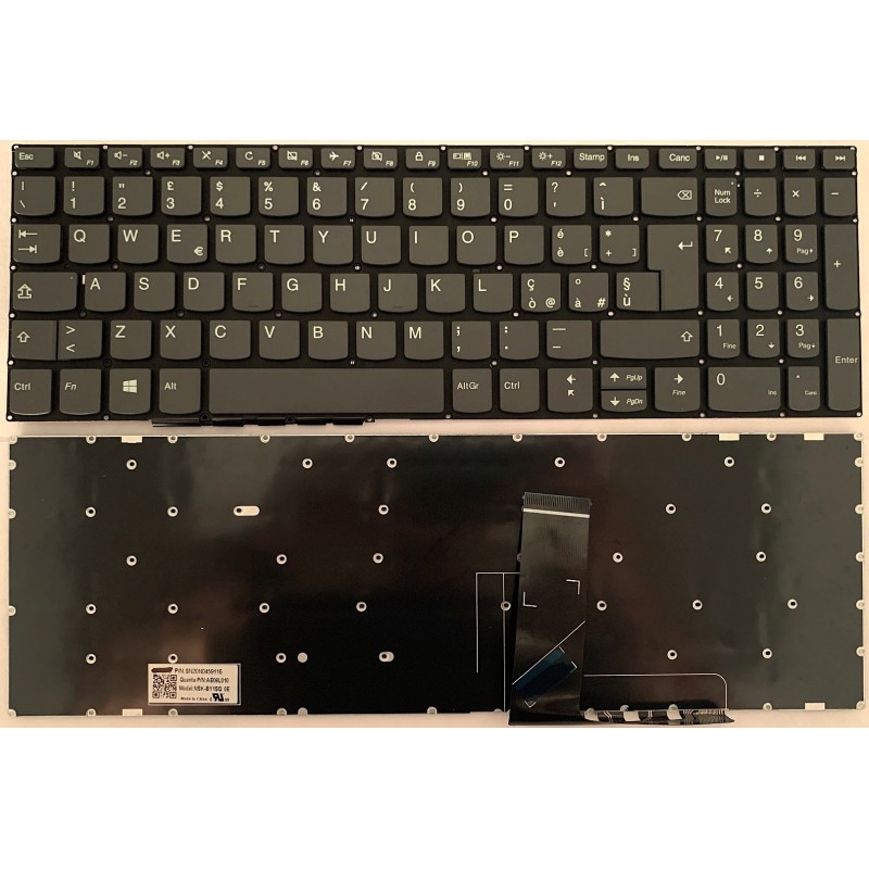 Tastiera italiana compatibile con Lenovo Ideapad V330-15IKB V330-15ISK 720S-15ISK 720S-15IKB Tastiera italiana compatibile con Lenovo Ideapad V330-15IKB V330-15ISK 720S-15ISK 720S-15IKB