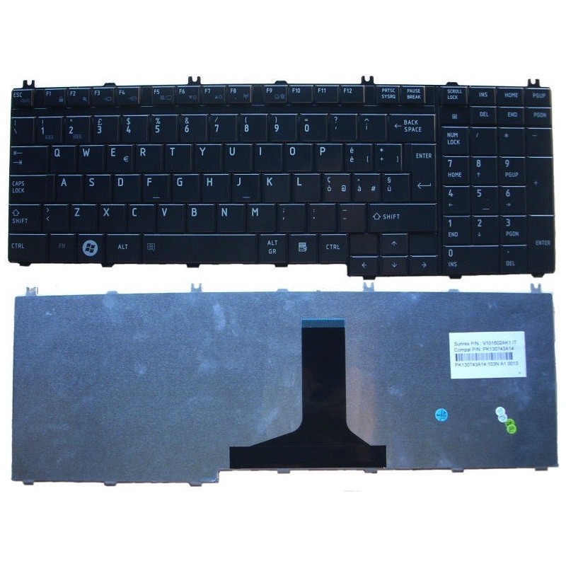 Tastiera italiana compatibile con Toshiba Tecra A11 Tecra S11 Tastiera italiana compatibile con Toshiba Tecra A11 Tecra S11