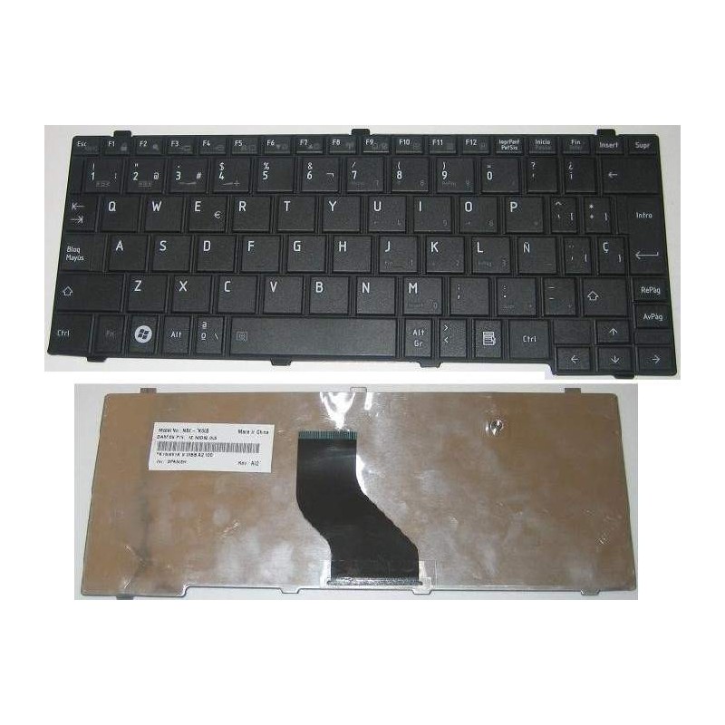 Tastiera italiana nera compatibile con Toshiba NB200 NB201 NB250 NB255 NB300 NB305 NB500 NB505 / Portege T110 / T115 Series Tastiera italiana nera compatibile con Toshiba NB200 NB201 NB250 NB255 NB300 NB305 NB500 NB505 / Portege T110 / T115 Series