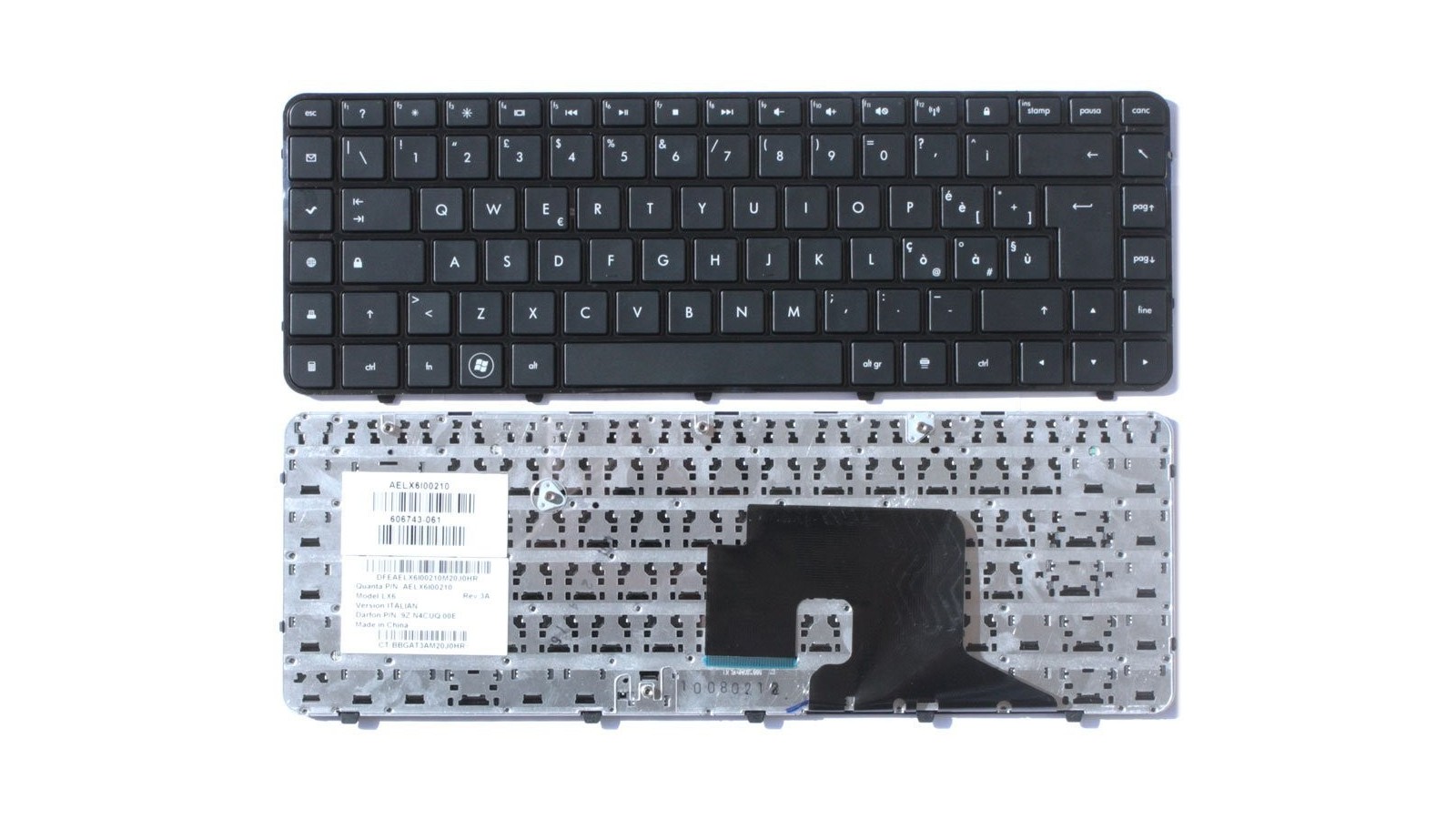 Tastiera italiana nera compatibile con HP Pavilion DV6-3000 3100