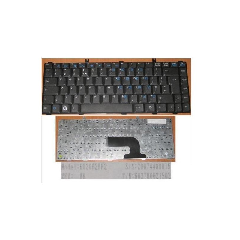 Tastiera nera italiana per notebook compatibile con Fujitsu Amilo LA1703 La 1703 Tastiera nera italiana per notebook compatibile con Fujitsu Amilo LA1703 La 1703