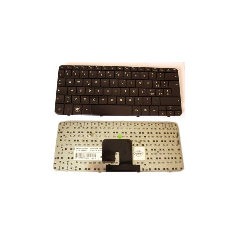 Tastiera italiana nera compatibile con HP COMPAQ PAVILION DV2 SERIE DV2-1000 Tastiera italiana nera compatibile con HP COMPAQ PAVILION DV2 SERIE DV2-1000