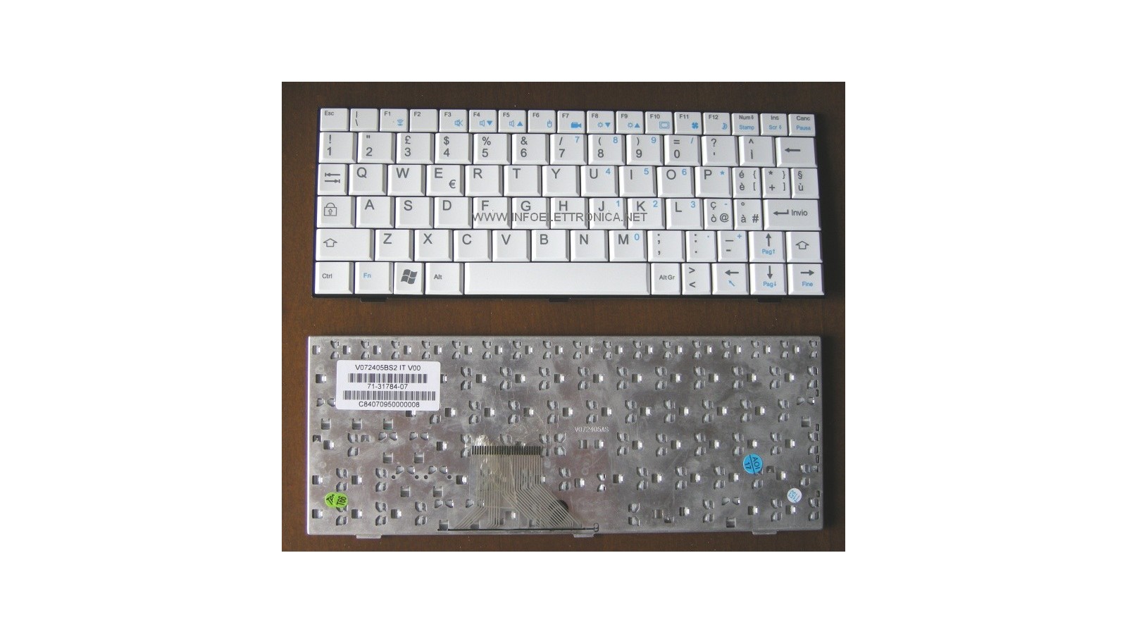 Tastiera italiana compatibile con Fujitsu Siemens M1010 Serie Mini UI 3520 serie