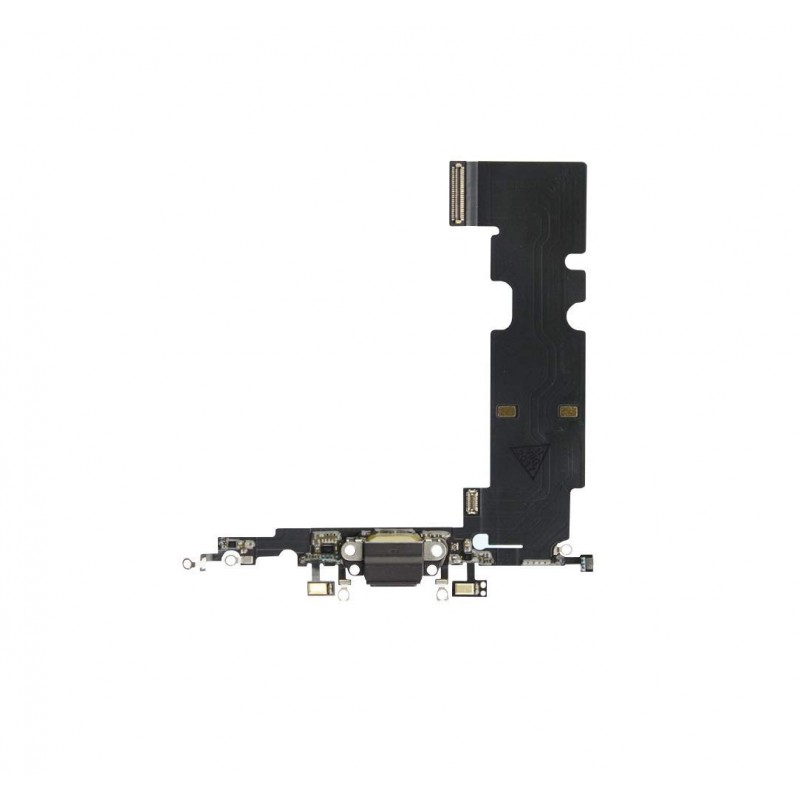 Flat Flex connettore ricarica Apple iPhone 8 Plus completo di microfono antenna nero Flat Flex connettore ricarica Apple iPhone 8 Plus completo di microfono antenna nero