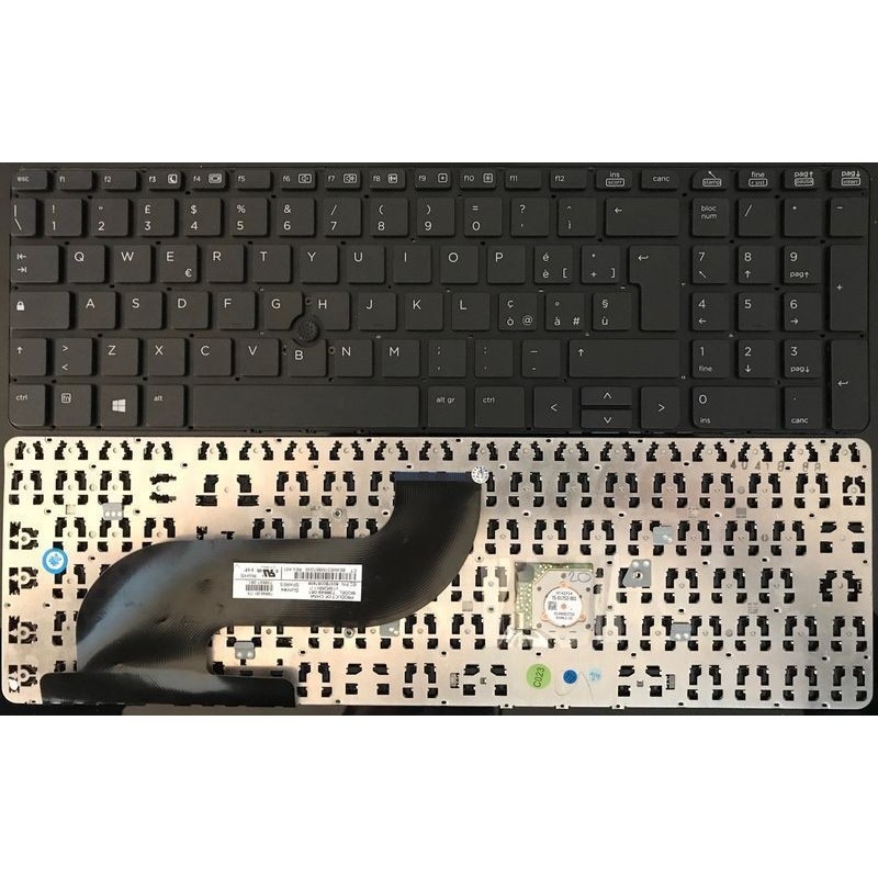 Tastiera italiana compatibile con HP Probook 650 G1 / 655 G1 con POINTSTICK Tastiera italiana compatibile con HP Probook 650 G1 / 655 G1 con POINTSTICK