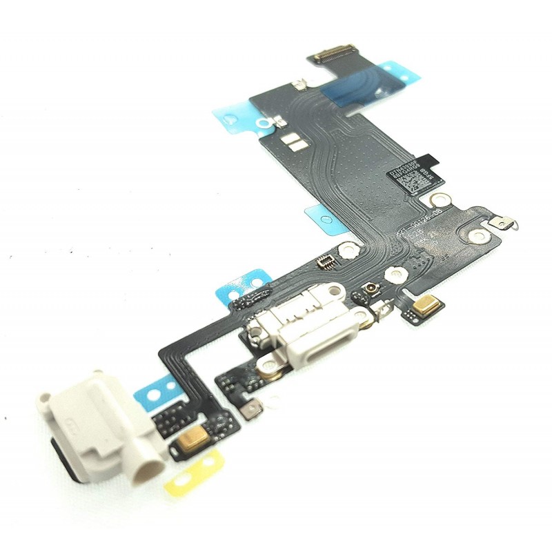 Flat connettore ricarica Apple iPhone 6S Plus completo di microfono antenna jack audio bianco Flat connettore ricarica Apple iPhone 6S Plus completo di microfono antenna jack audio bianco