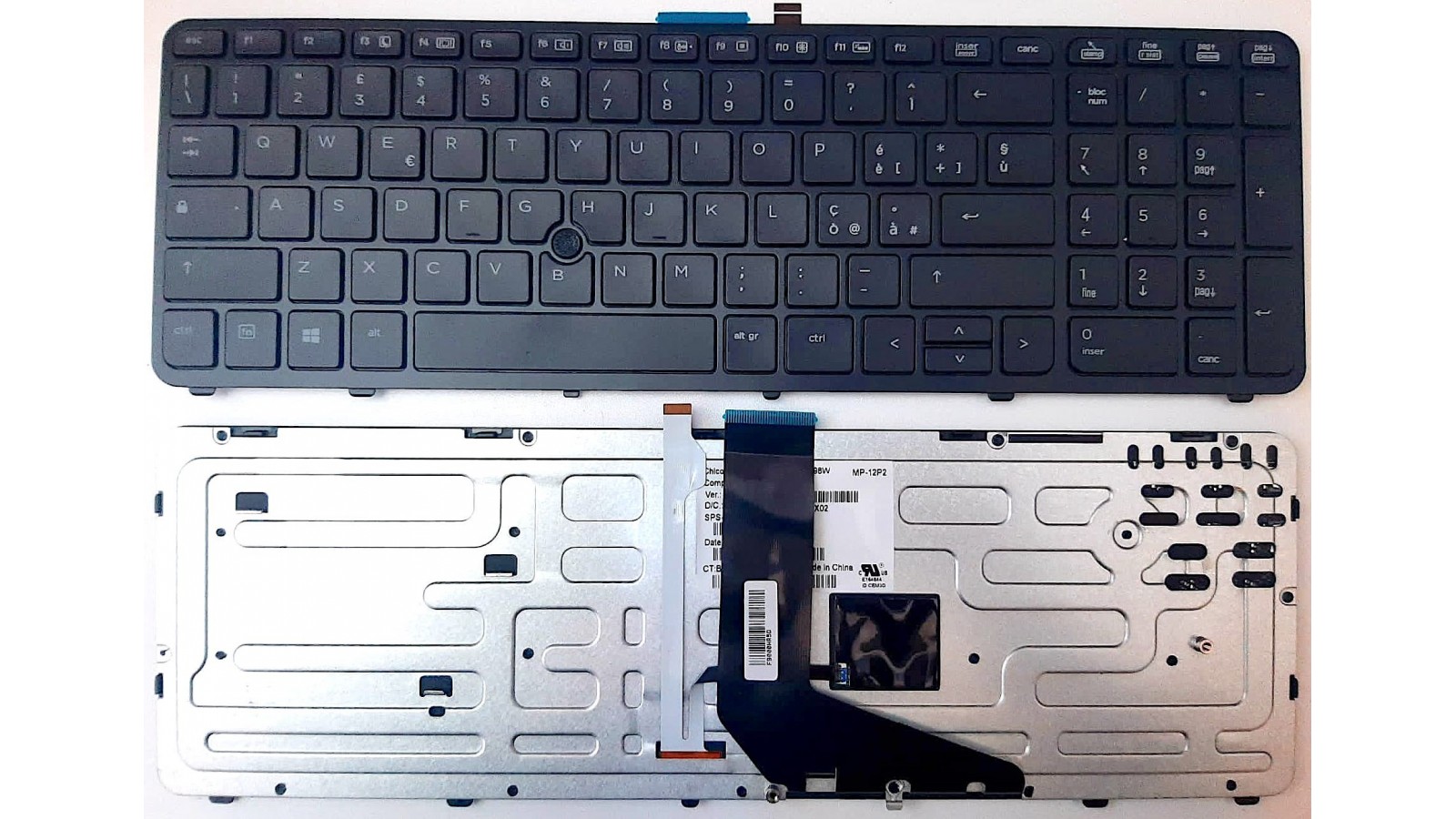 Tastiera Italiana compatibile con Hp ZBOOK 15 17 Retroilluminata 733688-061 745663-061