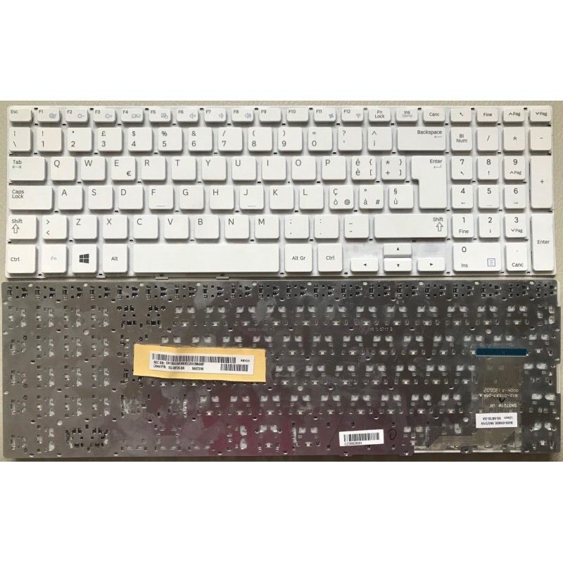 Tastiera Italiana compatibile con Samsung NP450R5E-X01EE NP450R5E-X01ES Tastiera Italiana compatibile con Samsung NP450R5E-X01EE NP450R5E-X01ES